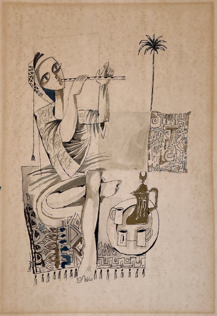 Untitled, circa 1965 · Mixed media on paper