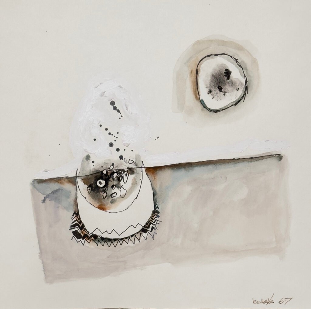 Untitled, 1967 · Pen, ink and watercolor on paper